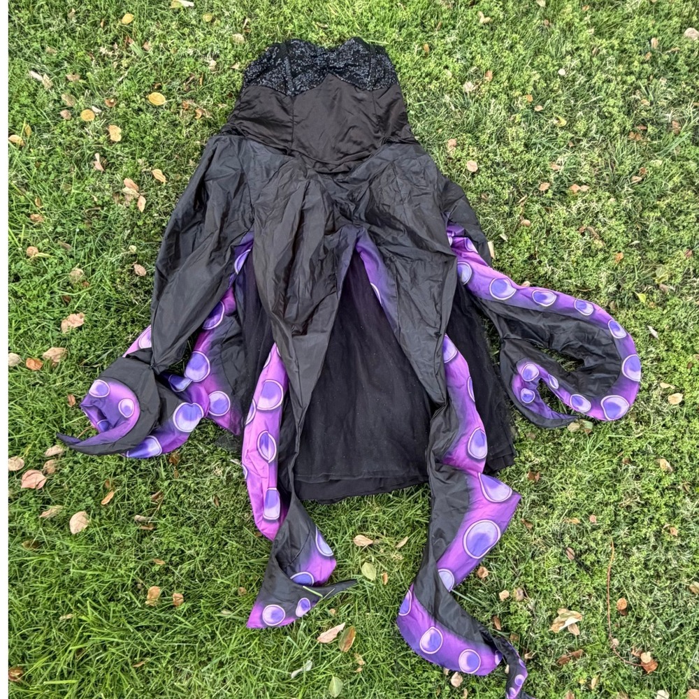 Disney Ursula Inflatable Costume Adult 2X Sea Witch Little Mermaid Black Purple